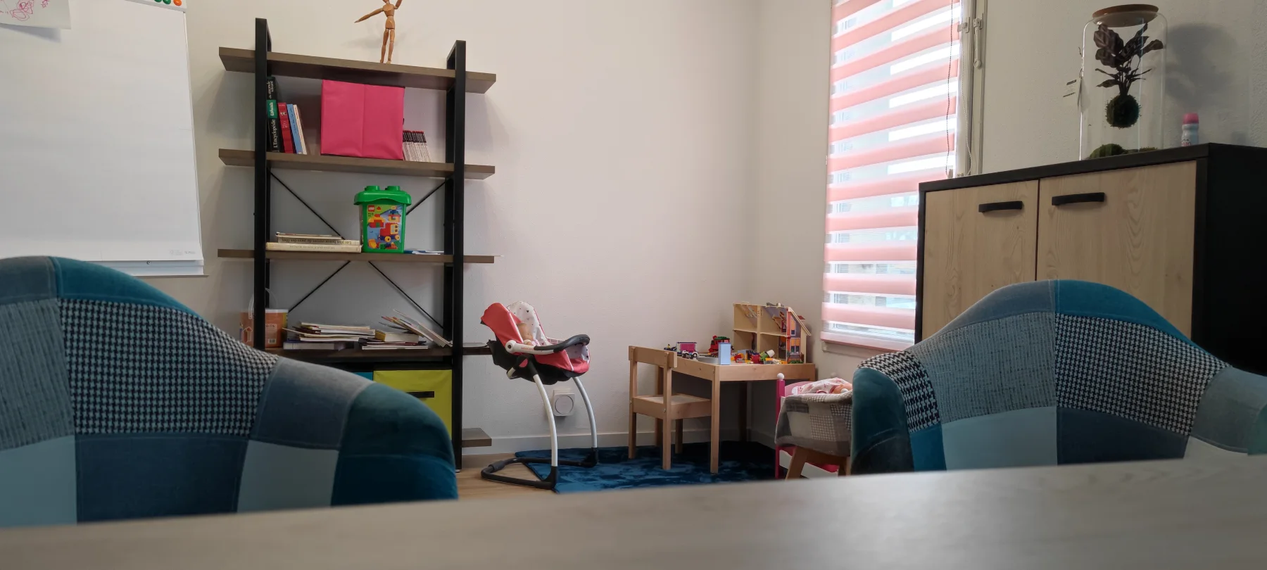 Espace de consultation adapté aux enfants chez CAPSY