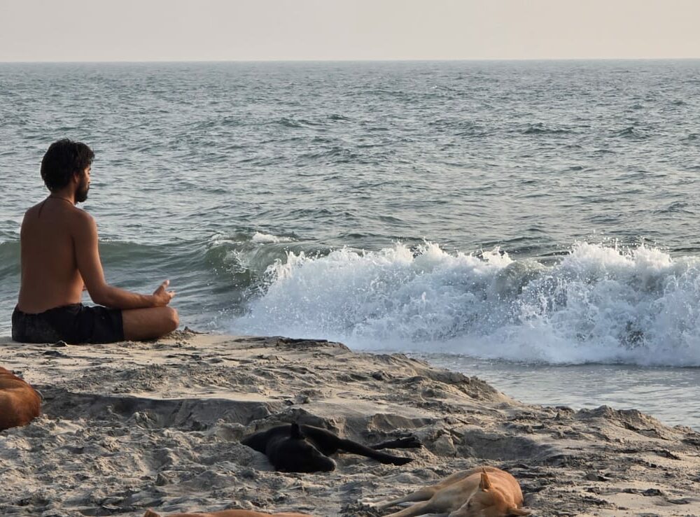 Pratique de méditation en extérieur