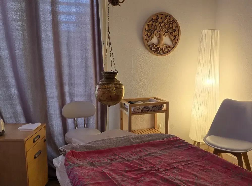 Détail de la salle de soins Ayu Svasti